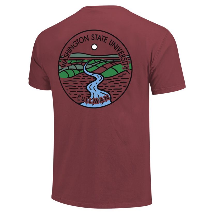 NCAA Unisex Washington State Cougars Scenic T-Shirt