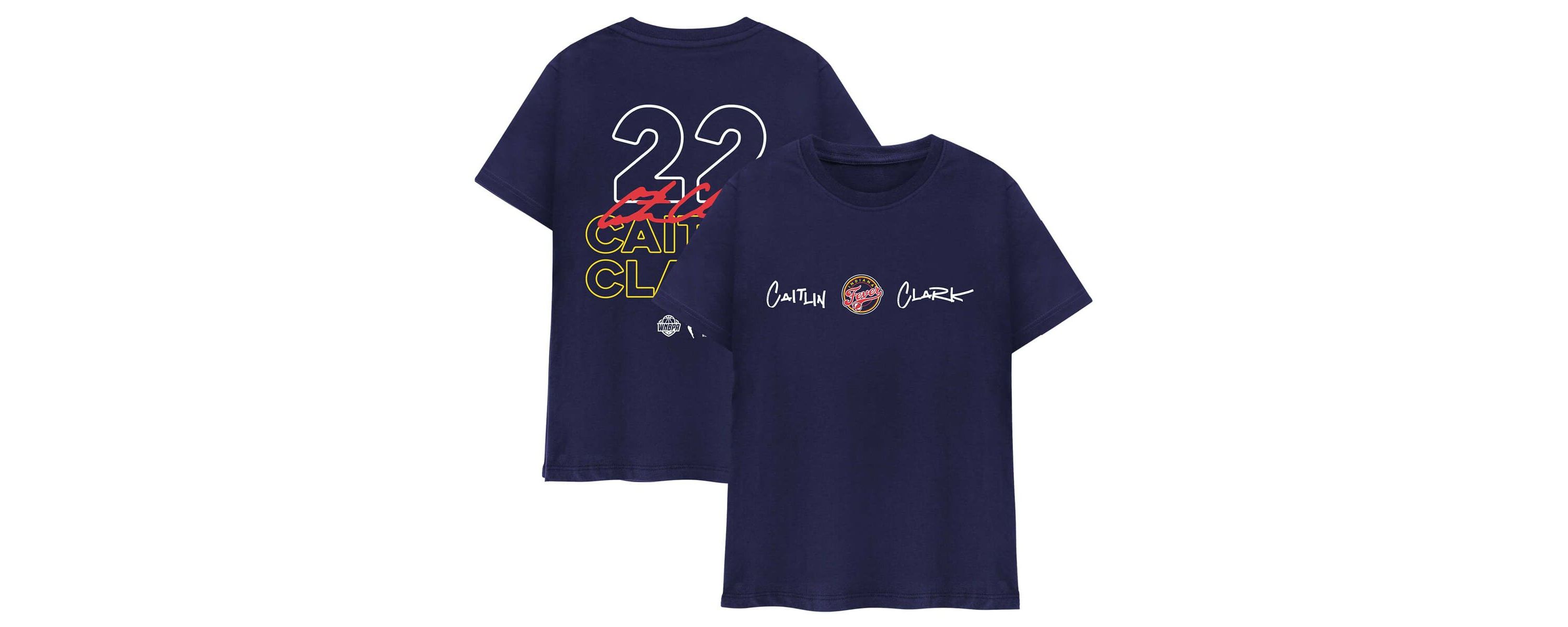 WNBA Unisex Caitlin Clark Indiana Fever Player Signature T-Shirt