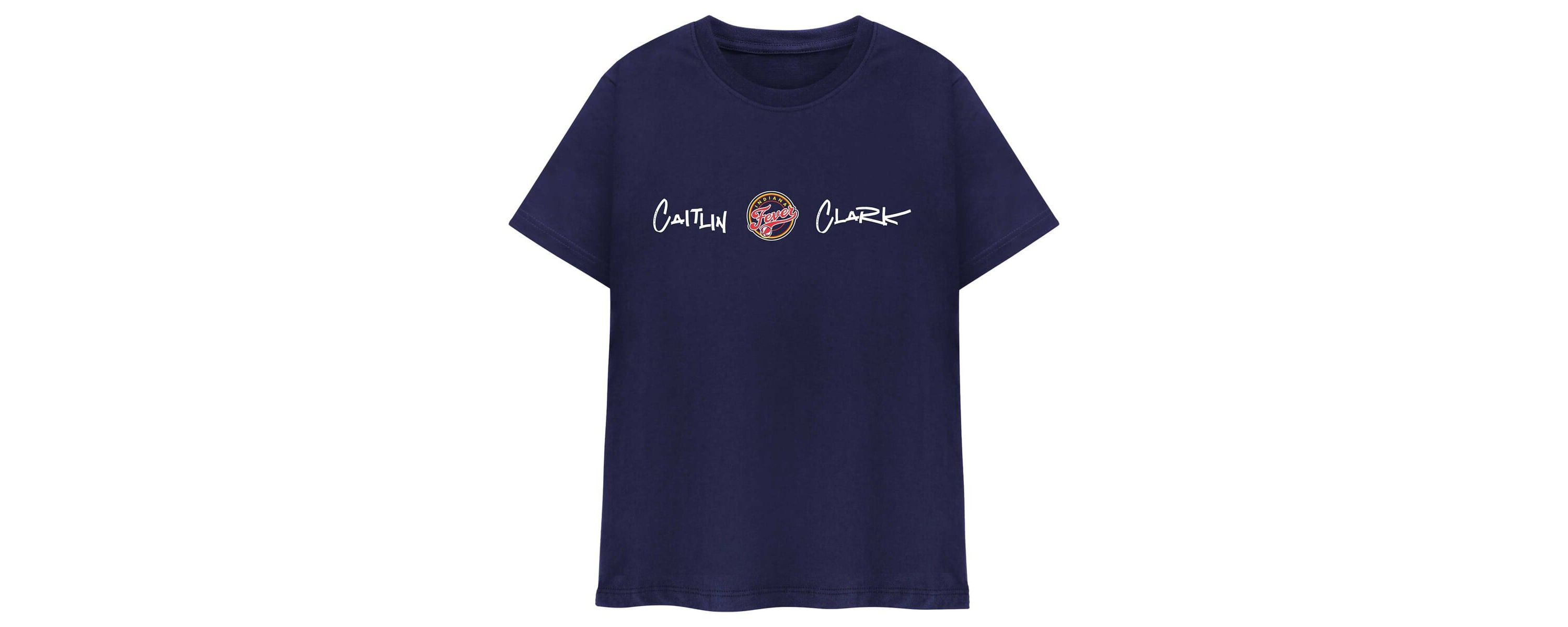 WNBA Unisex Caitlin Clark Indiana Fever Player Signature T-Shirt
