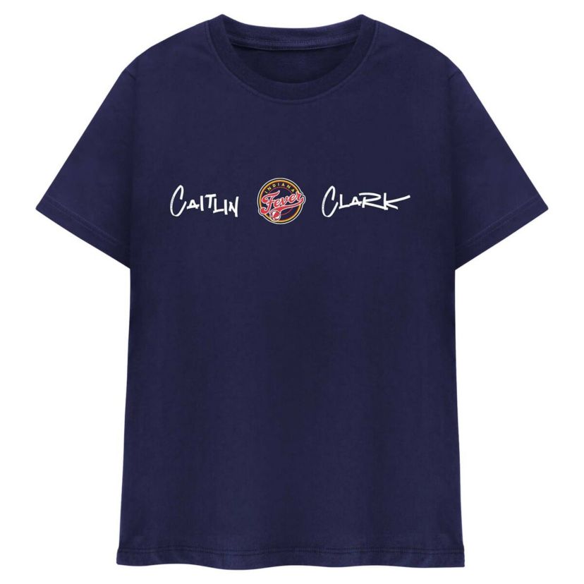 WNBA Unisex Caitlin Clark Indiana Fever Player Signature T-Shirt