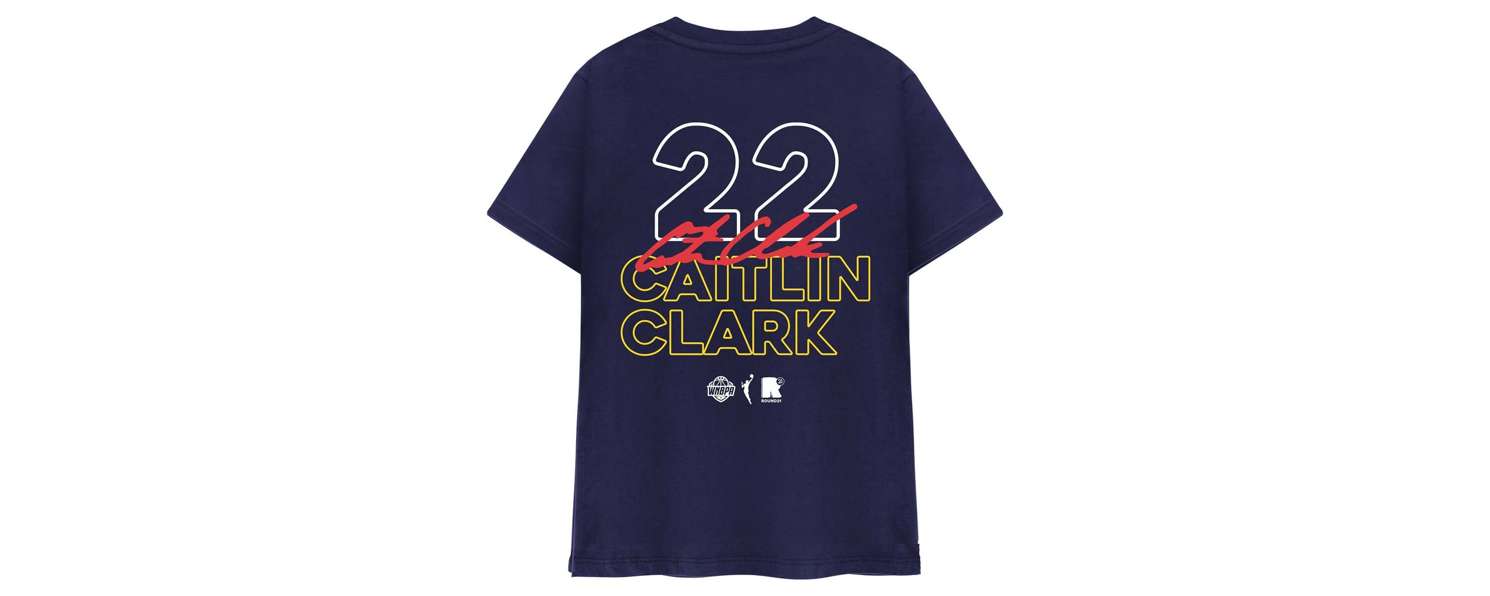 WNBA Unisex Caitlin Clark Indiana Fever Player Signature T-Shirt