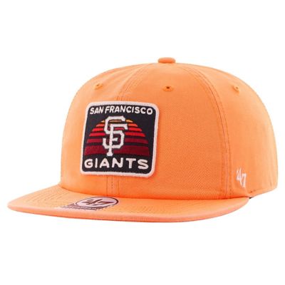 '47 Men's MLB San Francisco Giants Cypress Captain Snapback Hat, Orange