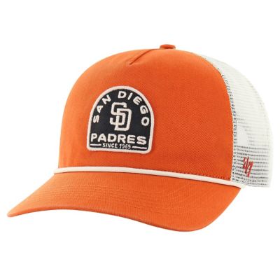 '47 Men's MLB San Diego Padres Cypress Trucker Hitch Adjustable Hat, Orange