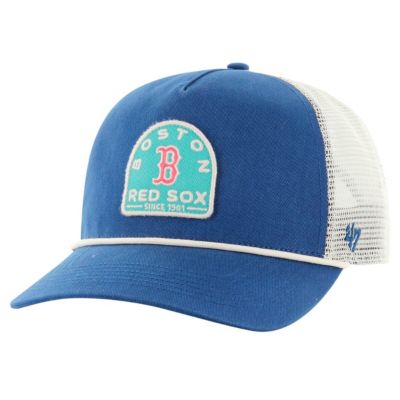 '47 Men's Boston Red Sox MLB Boston Sox Cypress Trucker Hitch Adjustable Hat, Navy Blue