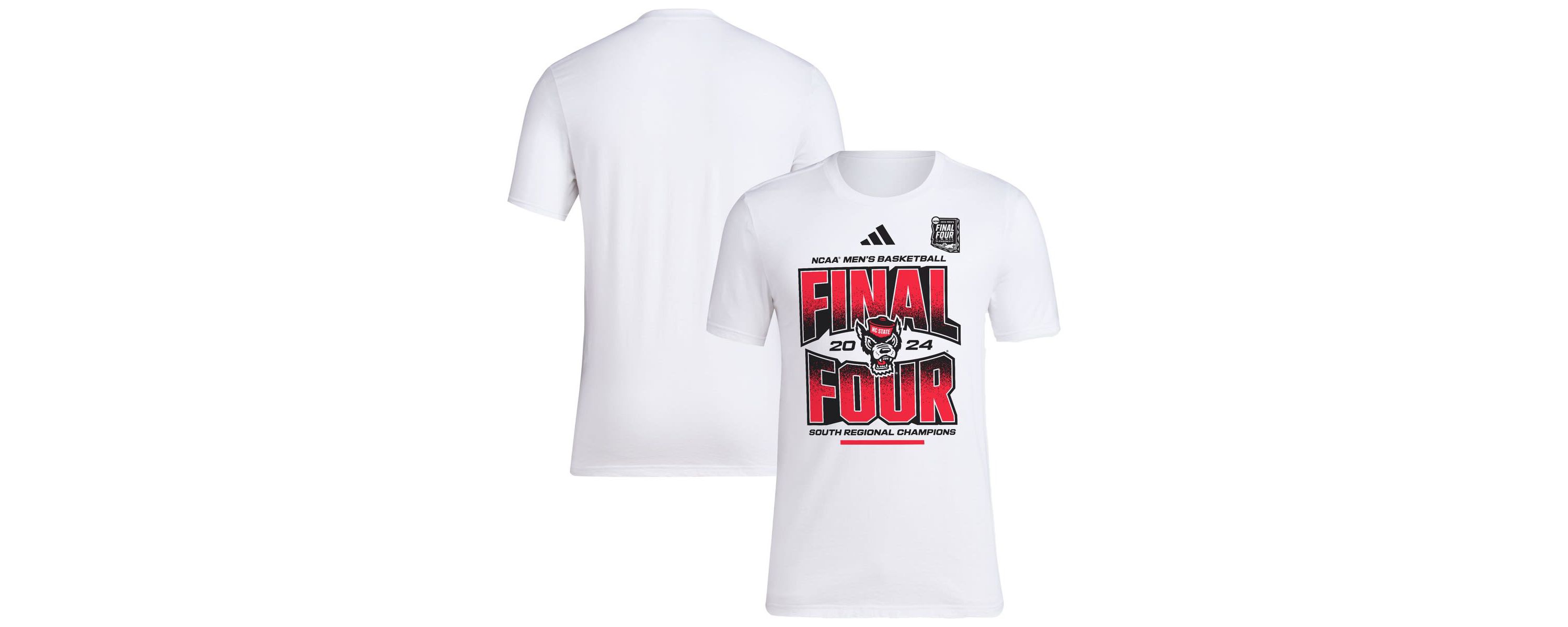 NCAA Unisex NC State Wolfpack 2024 NCAA Basketball Tournament March Madness Final Four Locker Room T-Shirt