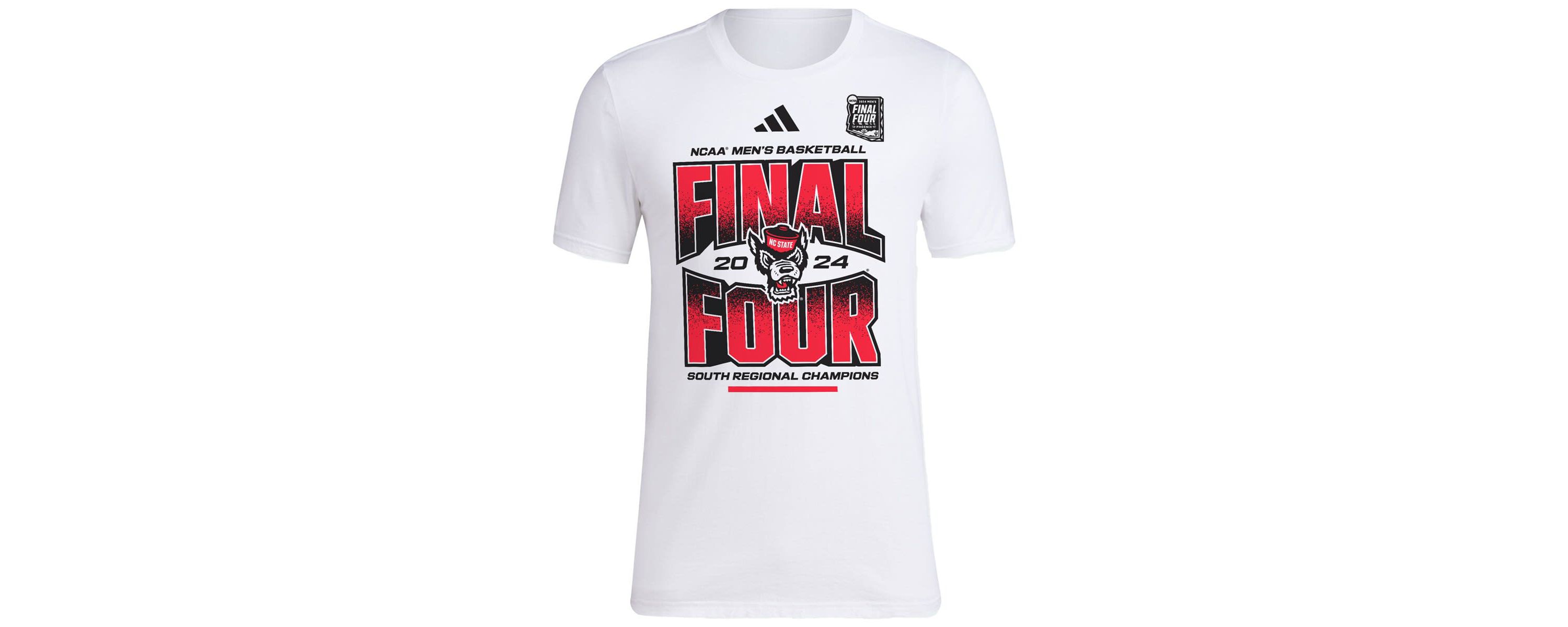 NCAA Unisex NC State Wolfpack 2024 NCAA Basketball Tournament March Madness Final Four Locker Room T-Shirt