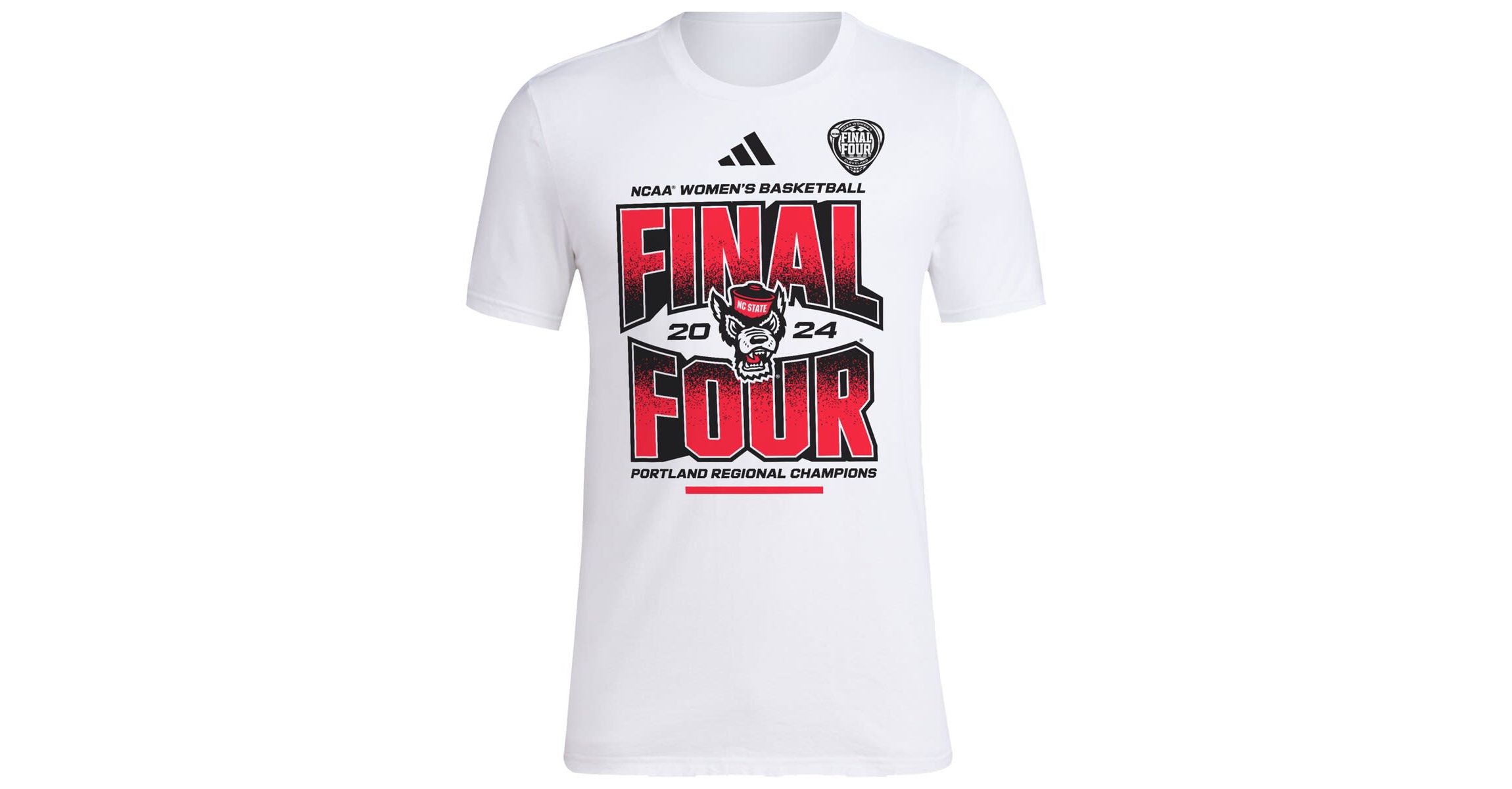 NCAA Unisex NC State Wolfpack 2024 NCAA Basketball Tournament March Madness Final Four Locker Room T-Shirt