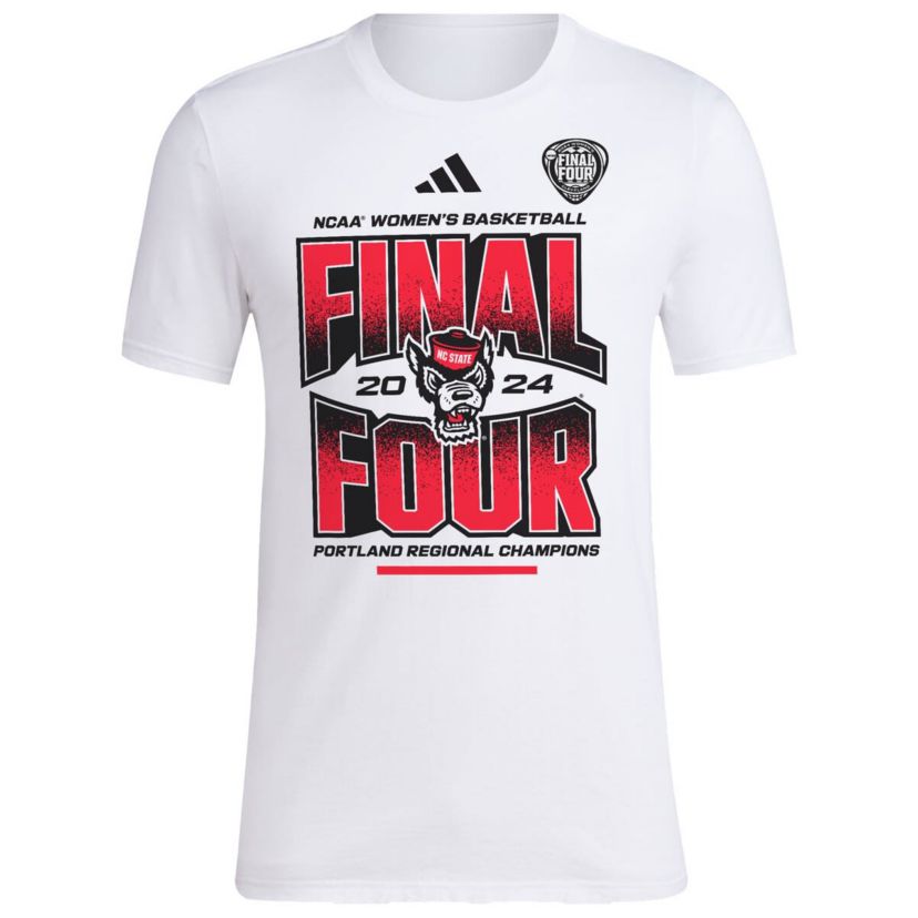 NCAA Unisex NC State Wolfpack 2024 NCAA Basketball Tournament March Madness Final Four Locker Room T-Shirt