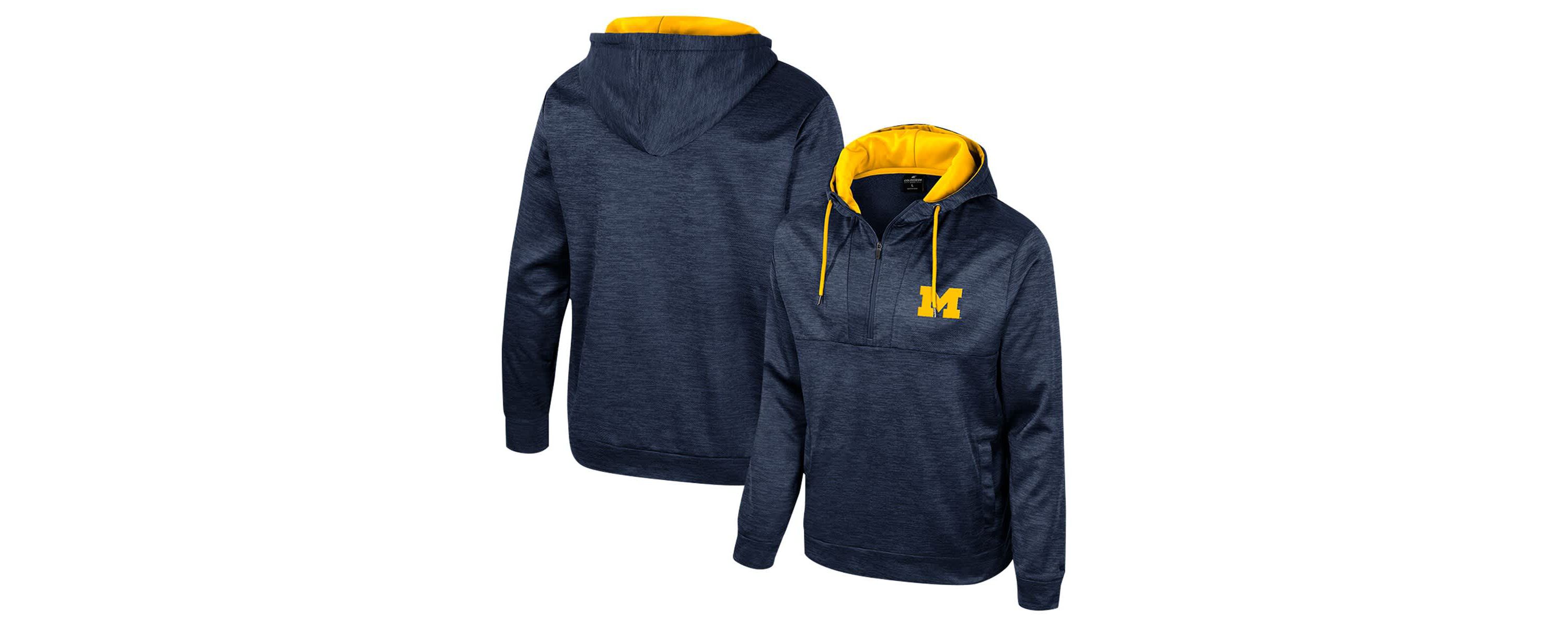 NCAA Michigan Wolverines Cypher Half-Zip Hoodie