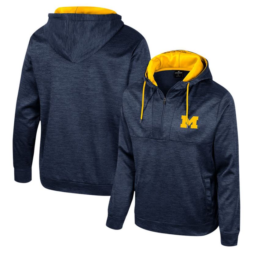 NCAA Michigan Wolverines Cypher Half-Zip Hoodie