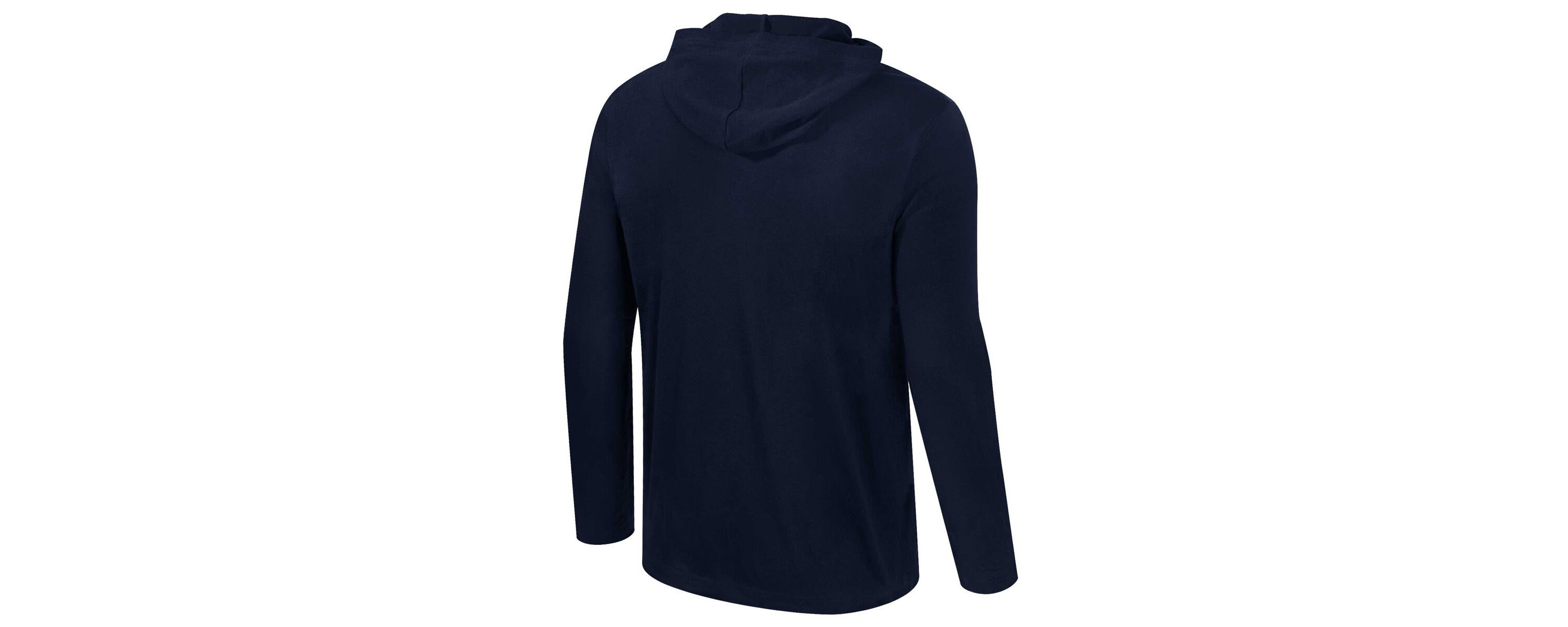 NCAA Michigan Wolverines Color Pop Active Blend 2-Hit Long Sleeve Hooded T-Shirt