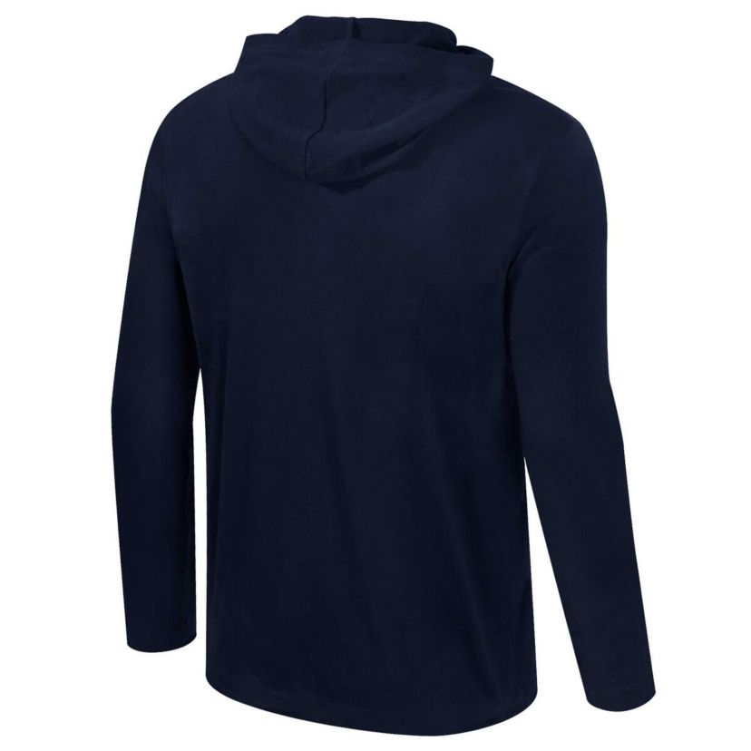 NCAA Michigan Wolverines Color Pop Active Blend 2-Hit Long Sleeve Hooded T-Shirt