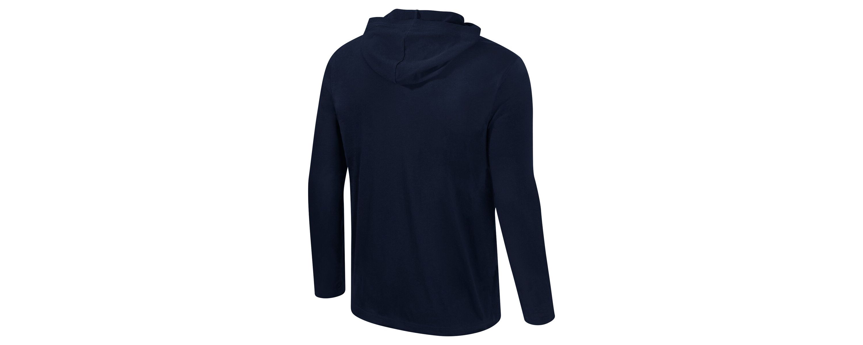 NCAA Auburn Tigers Color Pop Active Blend 2-Hit Long Sleeve Hooded T-Shirt