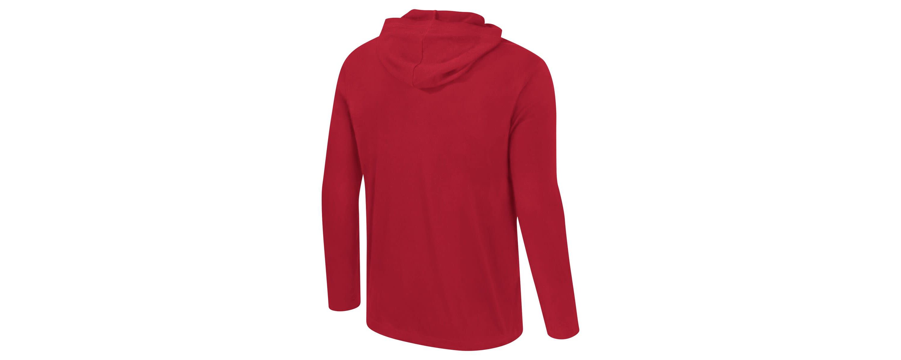 NCAA Arkansas Razorbacks Logo Lockup Active Blend Long Sleeve T-Shirt Hoodie