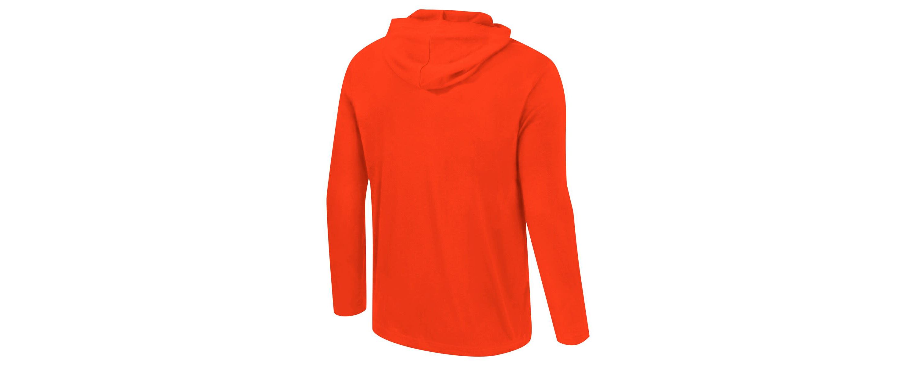 NCAA Clemson Tigers Logo Lockup Active Blend Long Sleeve T-Shirt Hoodie