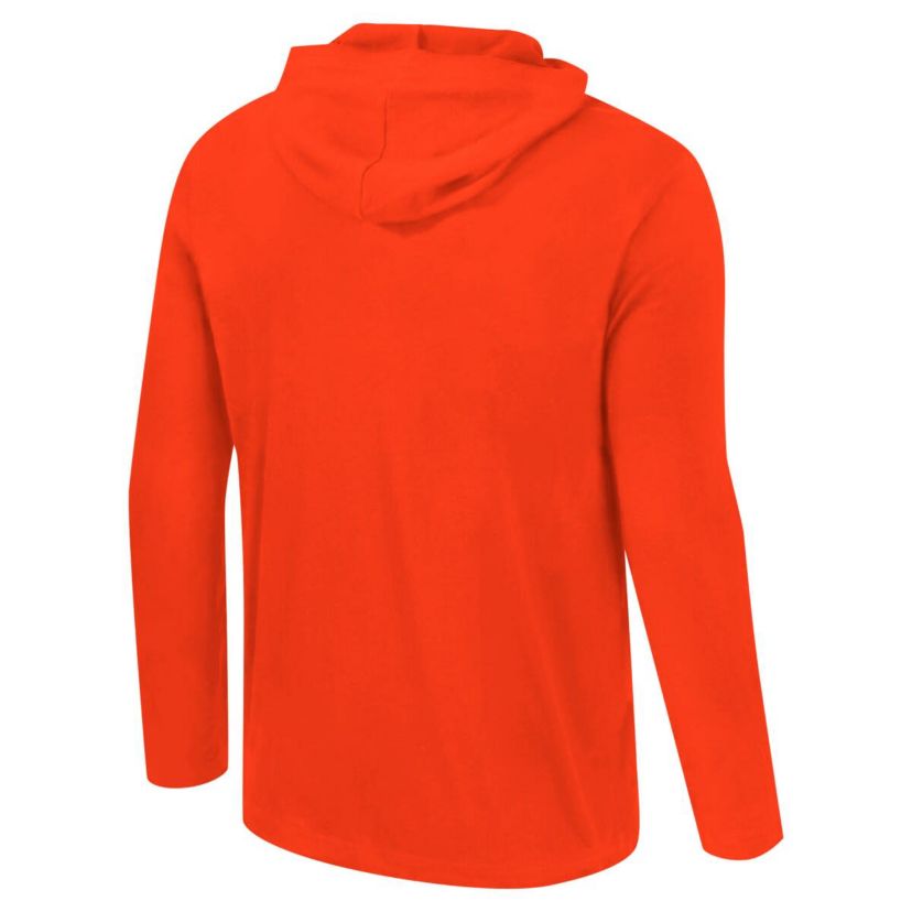 NCAA Clemson Tigers Logo Lockup Active Blend Long Sleeve T-Shirt Hoodie