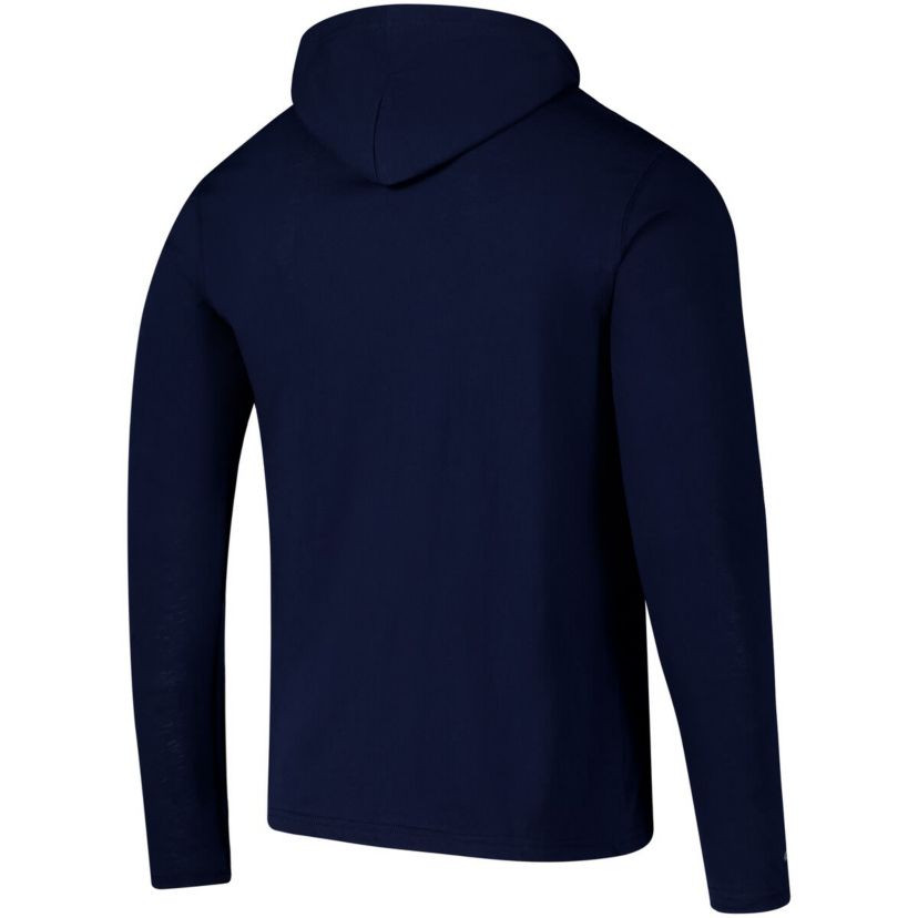 NCAA Michigan Wolverines Logo Lockup Active Blend Long Sleeve T-Shirt Hoodie