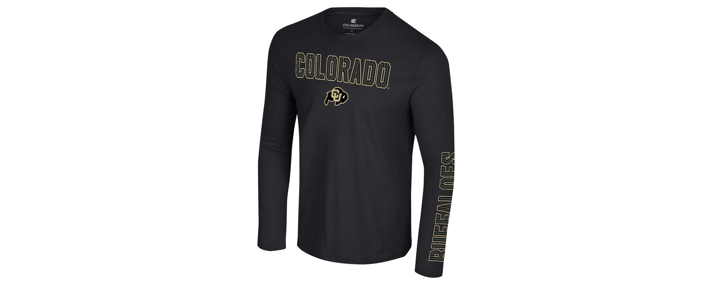 NCAA Colorado Buffaloes Color Pop Active Blend 2-Hit Long Sleeve T-Shirt