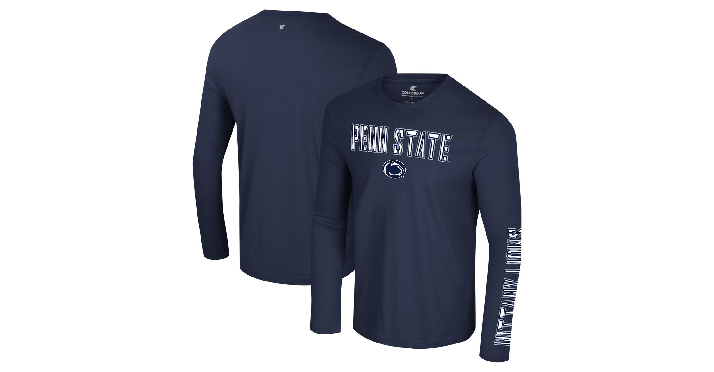 NCAA Penn State Nittany Lions Color Pop Active Blend 2-Hit Long Sleeve T-Shirt