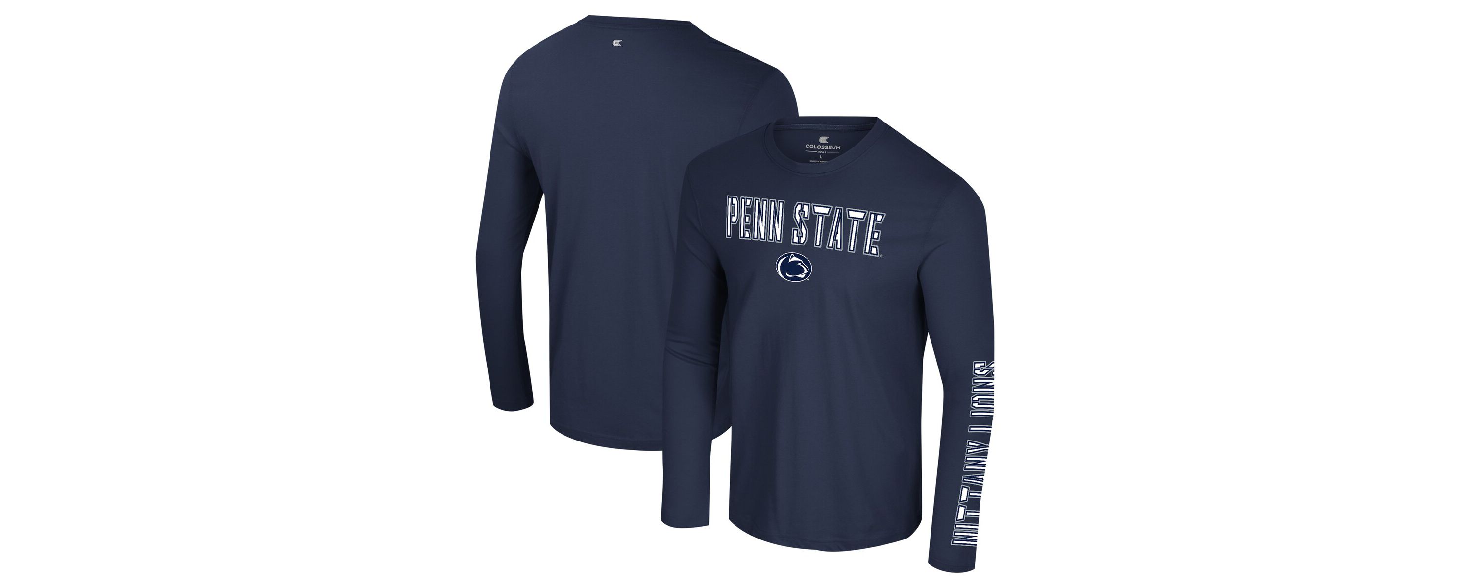 NCAA Penn State Nittany Lions Color Pop Active Blend 2-Hit Long Sleeve T-Shirt
