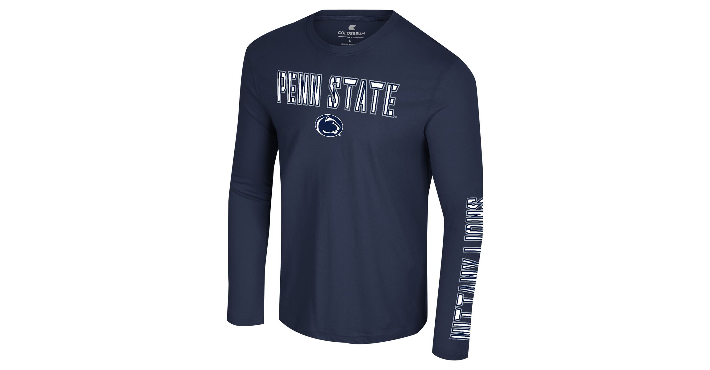 NCAA Penn State Nittany Lions Color Pop Active Blend 2-Hit Long Sleeve T-Shirt