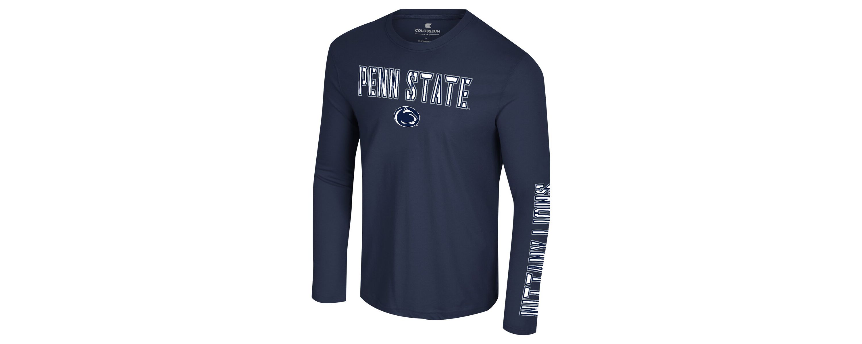 NCAA Penn State Nittany Lions Color Pop Active Blend 2-Hit Long Sleeve T-Shirt