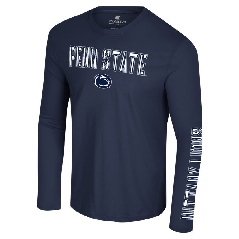 NCAA Penn State Nittany Lions Color Pop Active Blend 2-Hit Long Sleeve T-Shirt