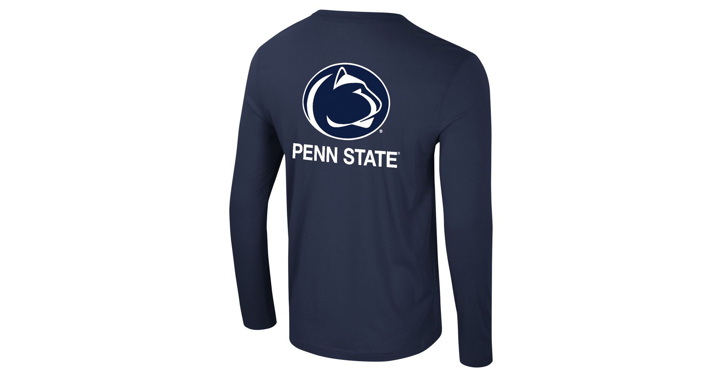 NCAA Penn State Nittany Lions Logo Lockup 3-Hit Active Blend Long Sleeve T-Shirt