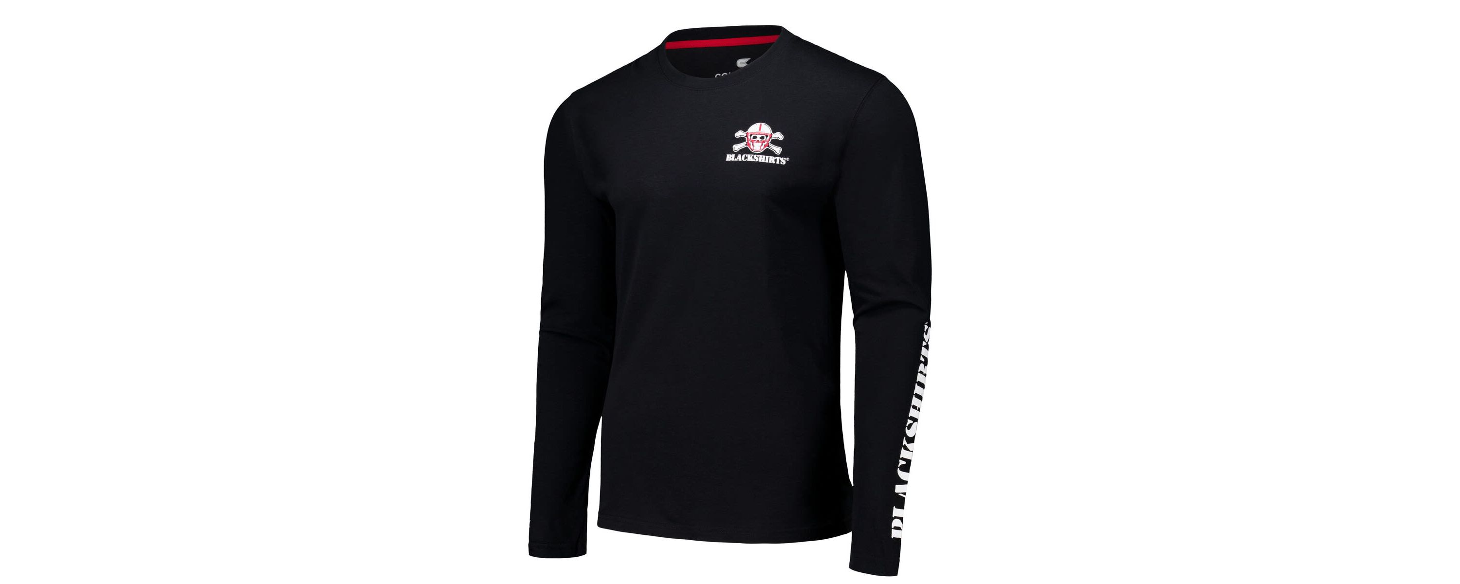 NCAA Nebraska Huskers Logo Lockup 3-Hit Active Blend Long Sleeve T-Shirt