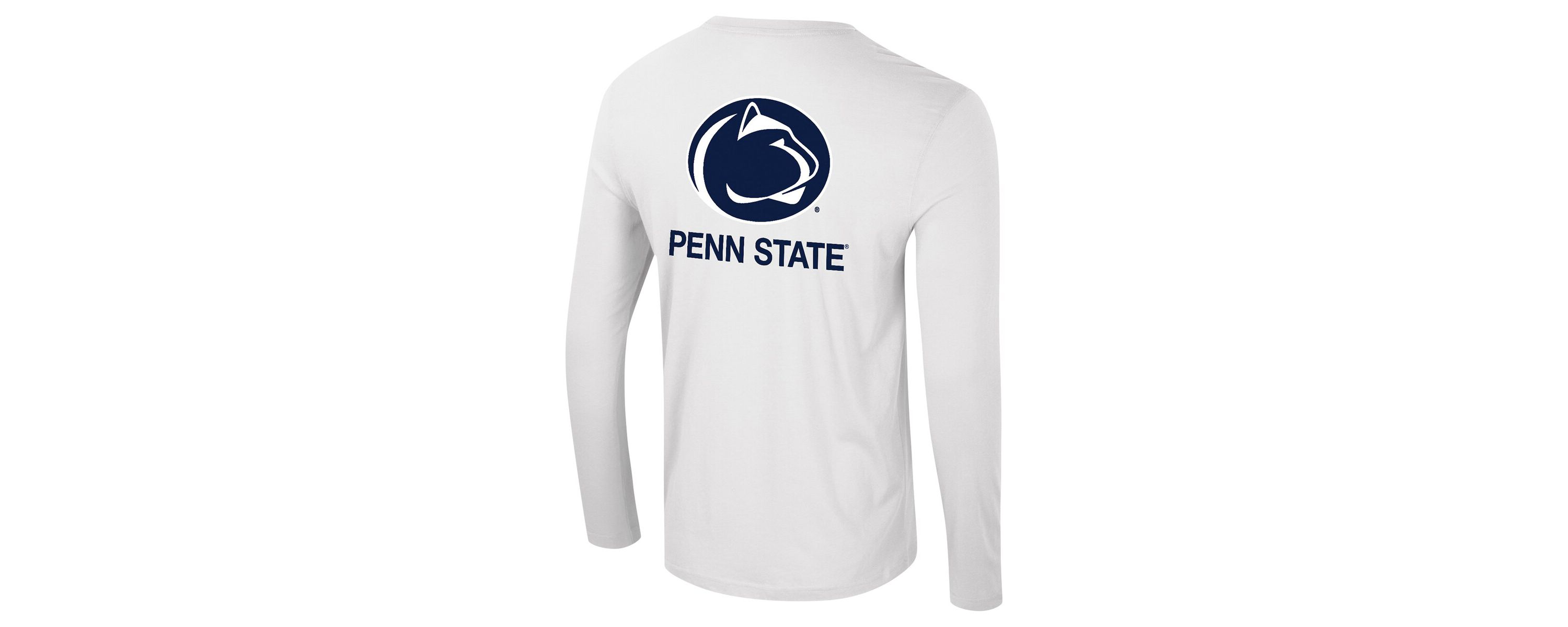 NCAA Penn State Nittany Lions Logo Lockup 3-Hit Active Blend Long Sleeve T-Shirt
