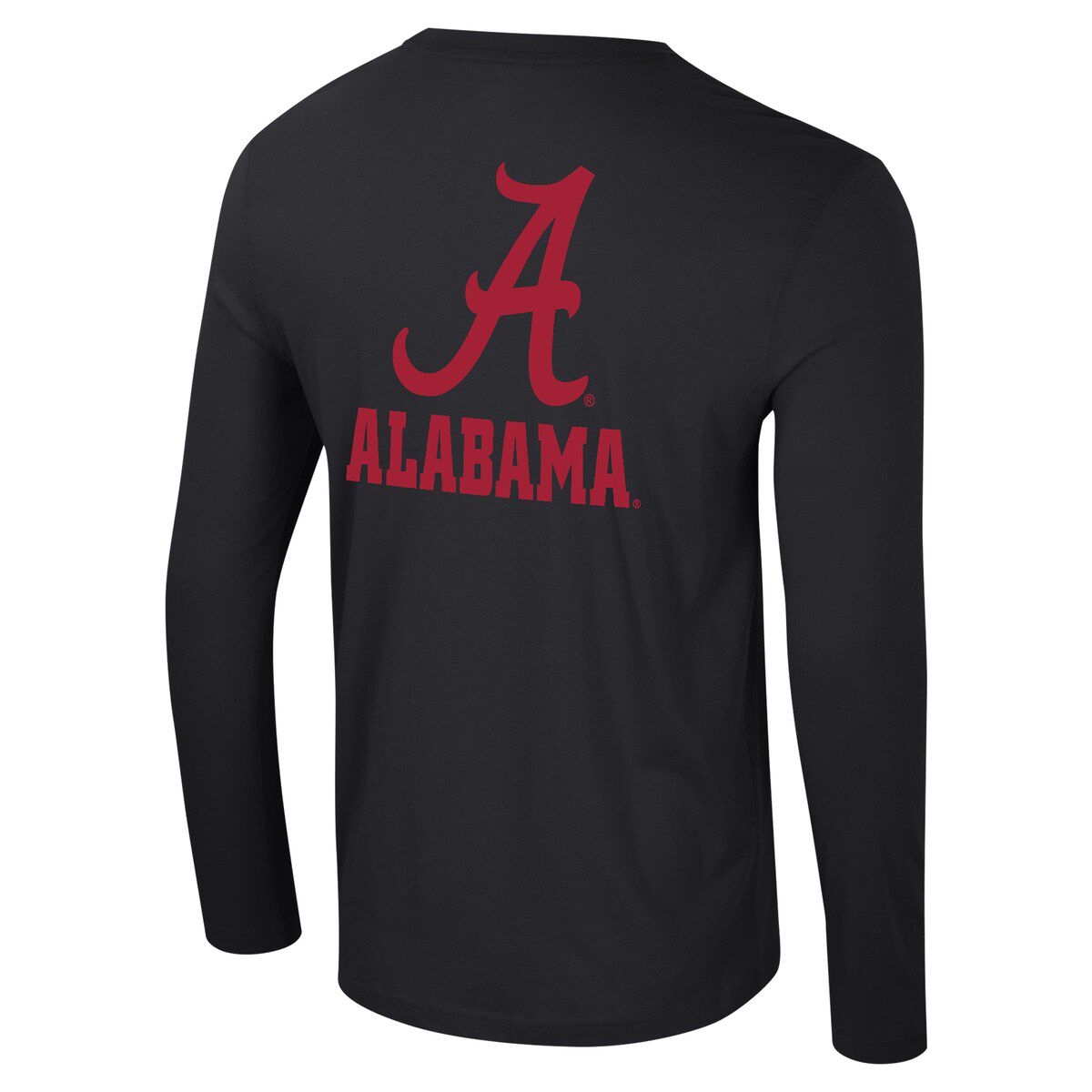 Alabama Crimson Tide NCAA Alabama Tide Logo Lockup 3-Hit Active Blend Long Sleeve T-Shirt