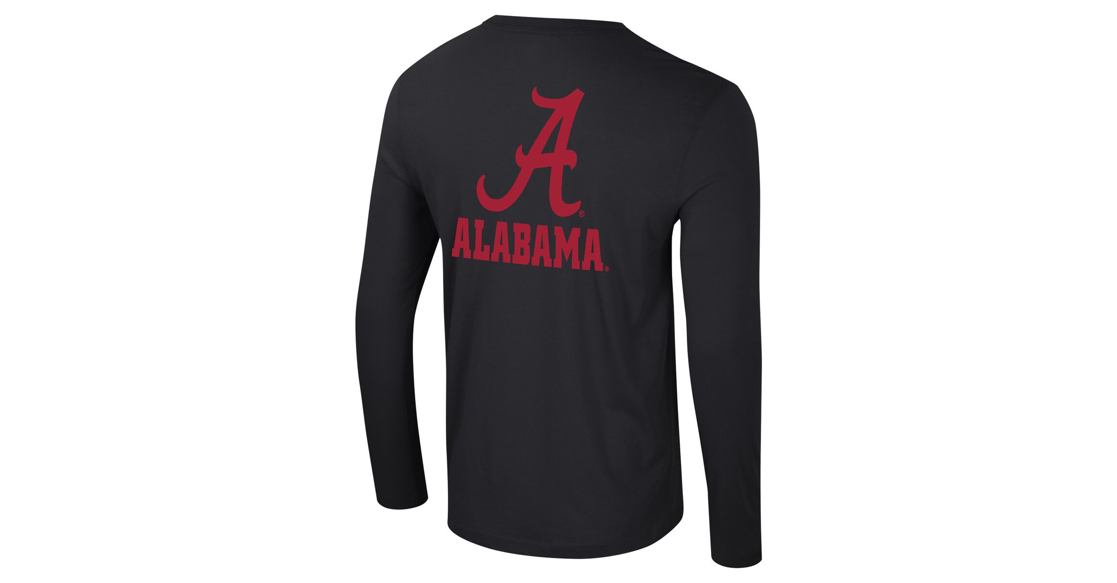 Alabama Crimson Tide NCAA Alabama Tide Logo Lockup 3-Hit Active Blend Long Sleeve T-Shirt