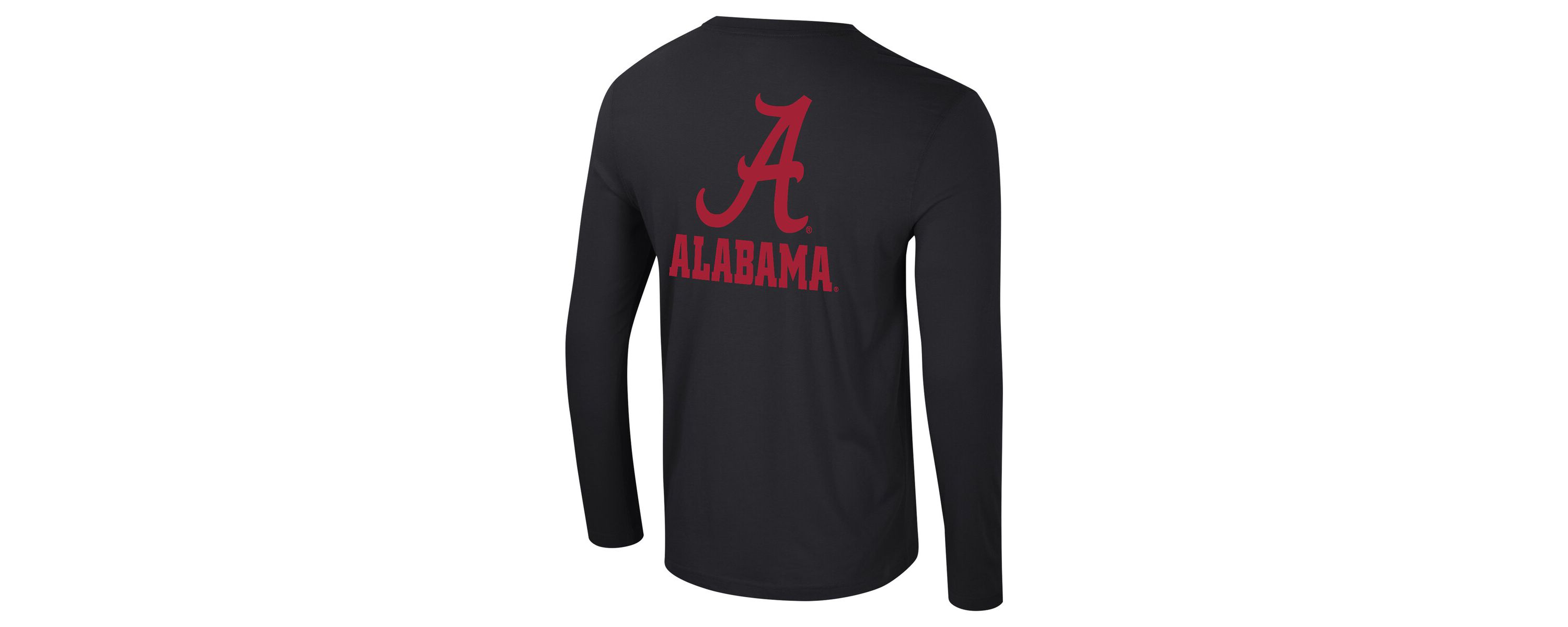 Alabama Crimson Tide NCAA Alabama Tide Logo Lockup 3-Hit Active Blend Long Sleeve T-Shirt