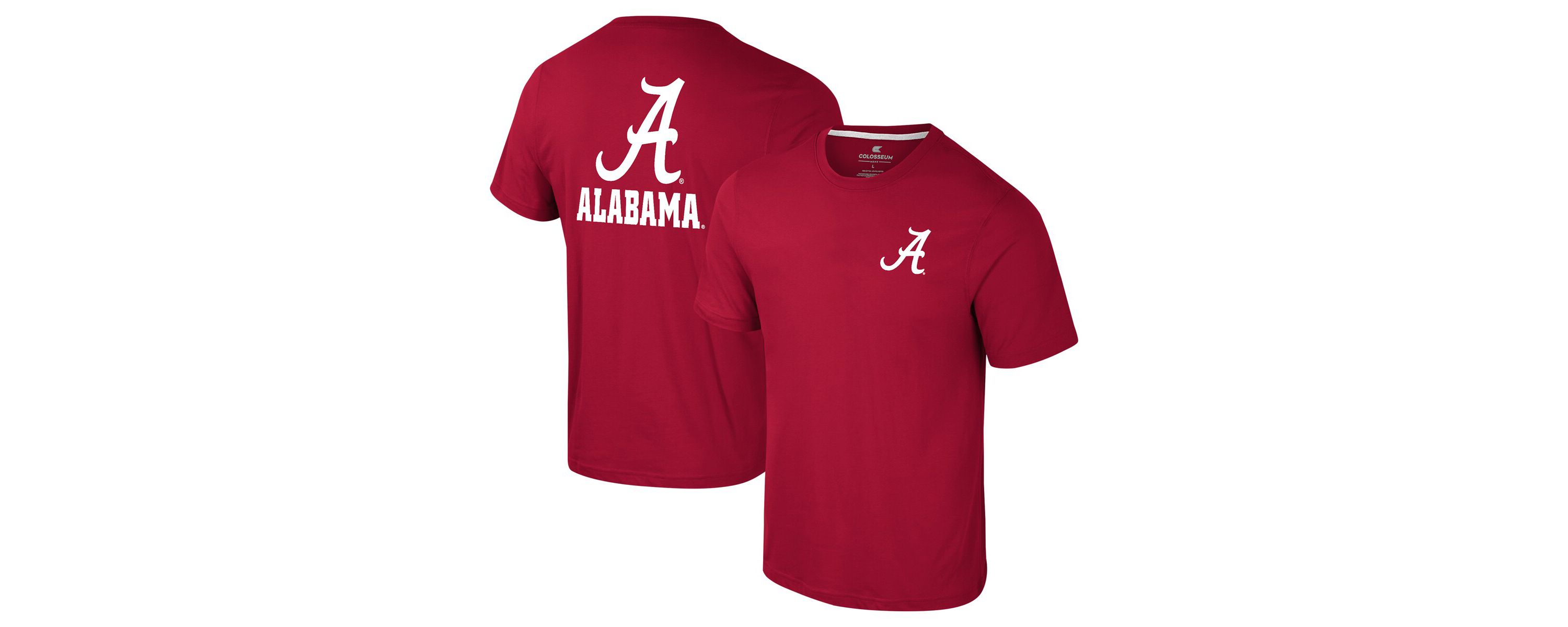 Alabama Crimson Tide NCAA Alabama Tide Logo Lockup 2-Hit Active Blend T-Shirt