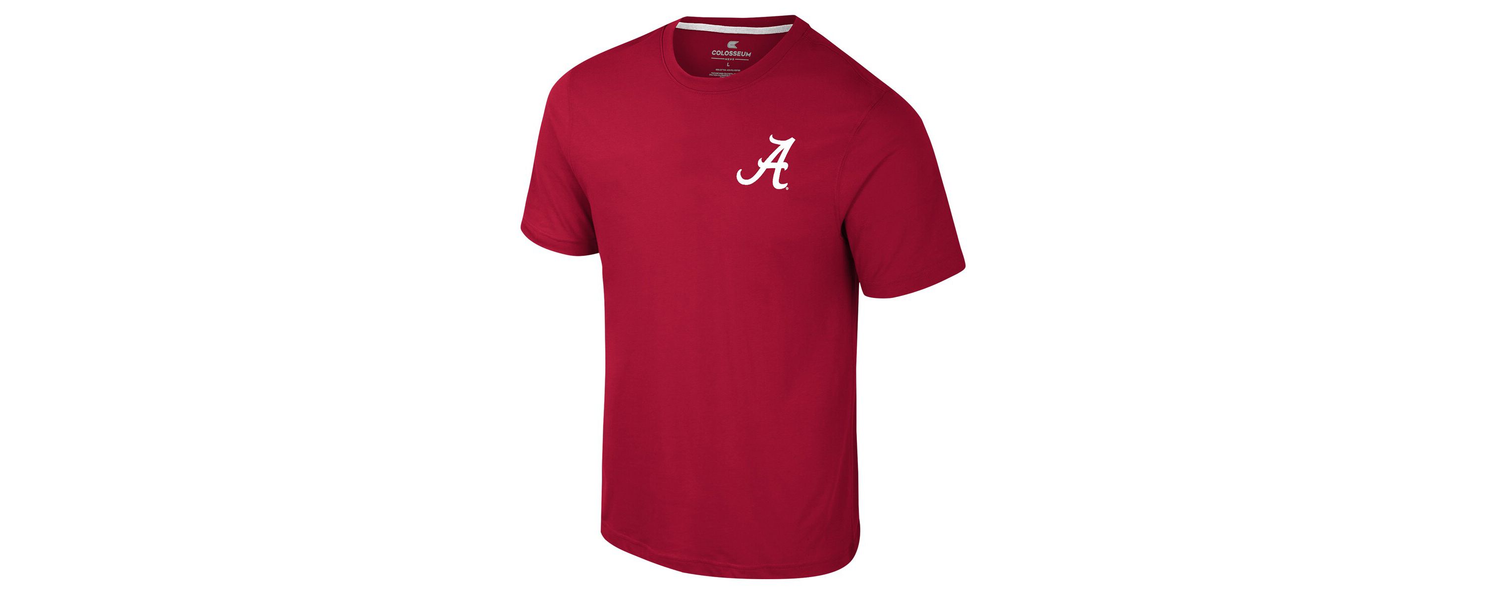 Alabama Crimson Tide NCAA Alabama Tide Logo Lockup 2-Hit Active Blend T-Shirt