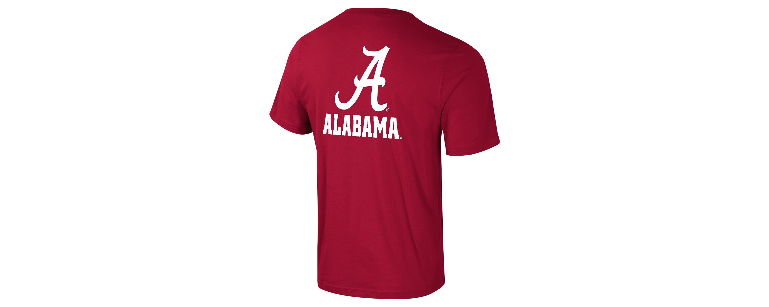 Alabama Crimson Tide NCAA Alabama Tide Logo Lockup 2-Hit Active Blend T-Shirt