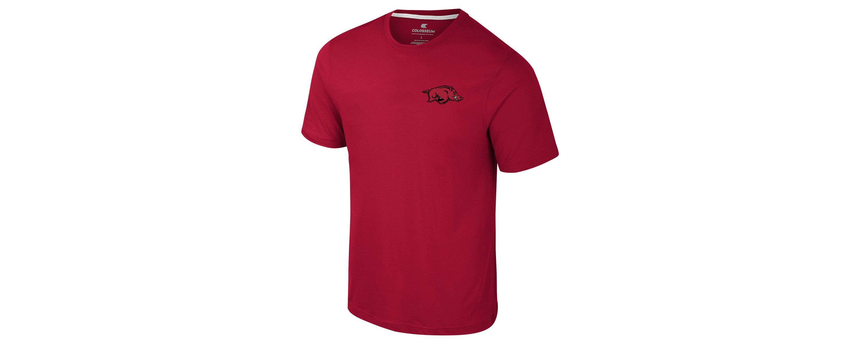 NCAA Arkansas Razorbacks Logo Lockup 2-Hit Active Blend T-Shirt