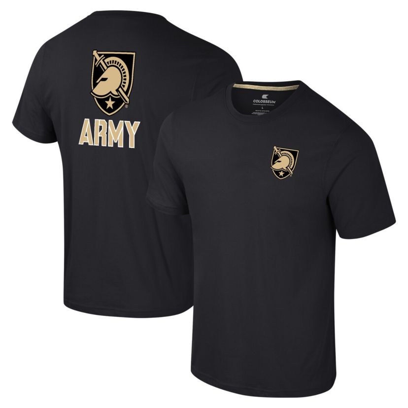 Army Black Knights NCAA Army Knights Logo Lockup 2-Hit Active Blend T-Shirt