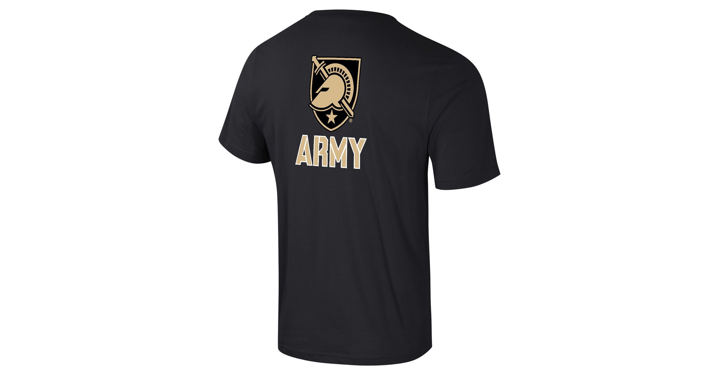 Army Black Knights NCAA Army Knights Logo Lockup 2-Hit Active Blend T-Shirt