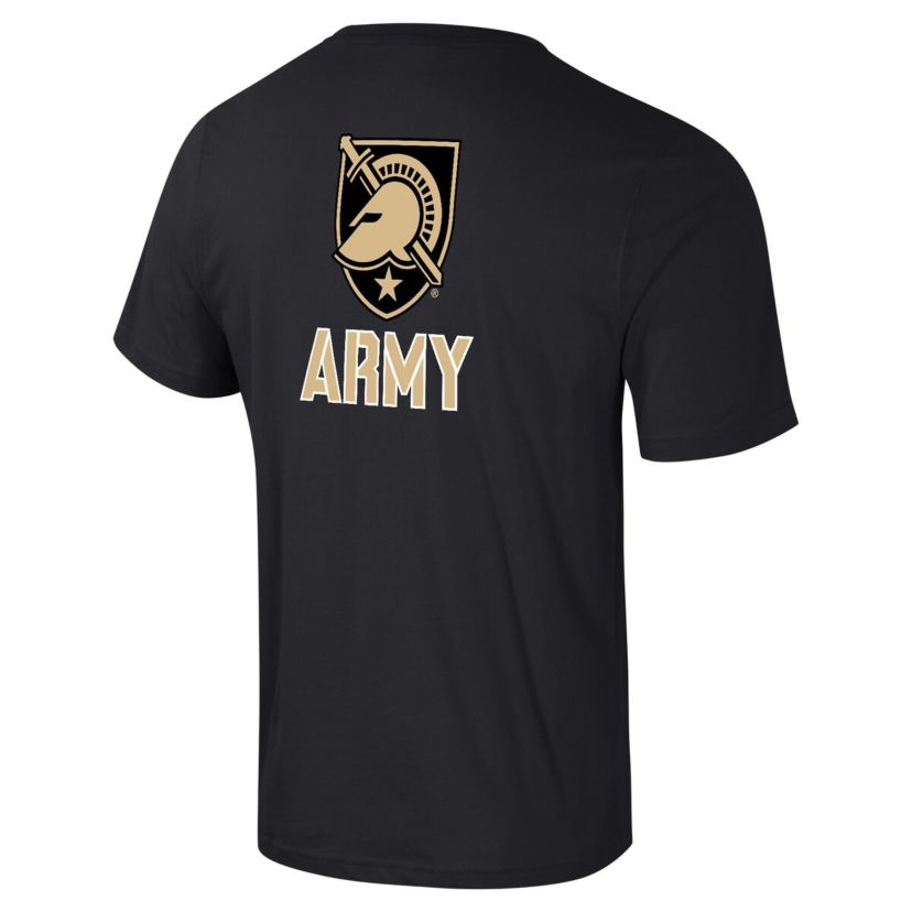 Army Black Knights NCAA Army Knights Logo Lockup 2-Hit Active Blend T-Shirt