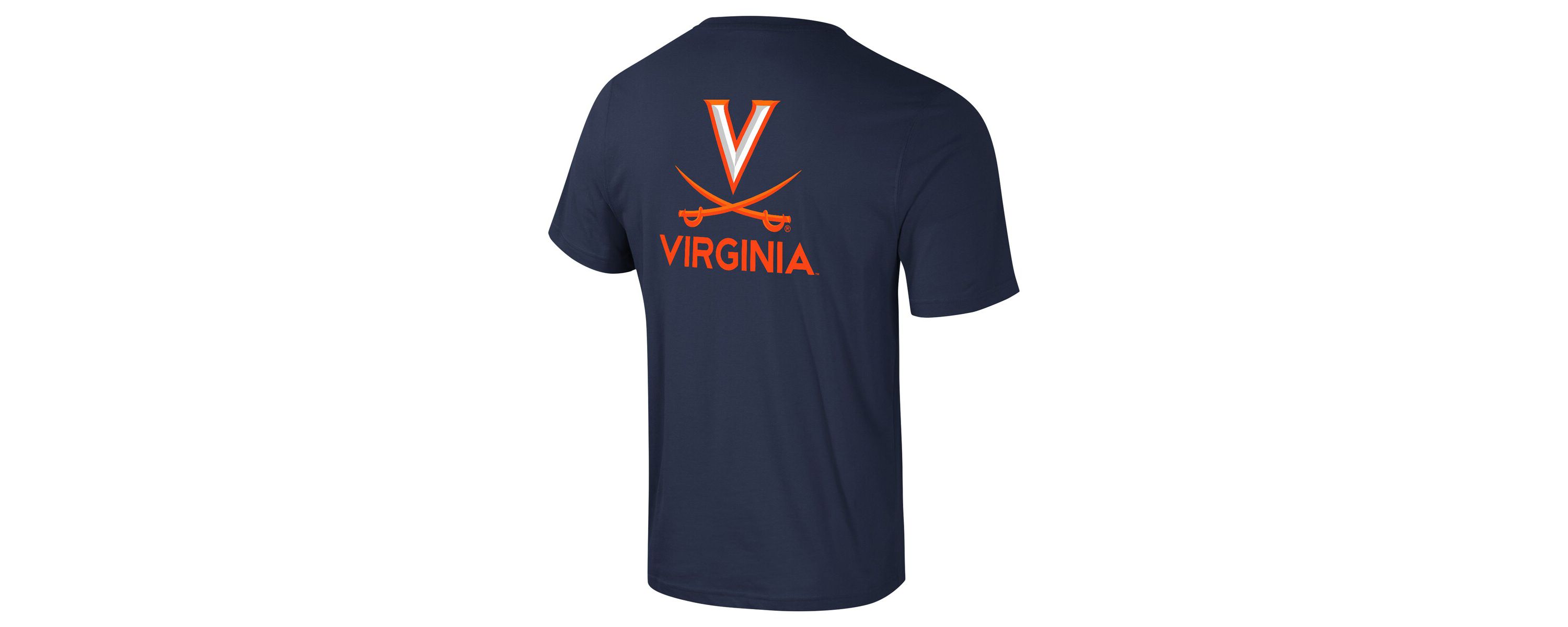 NCAA Virginia Cavaliers Logo Lockup 2-Hit Active Blend T-Shirt