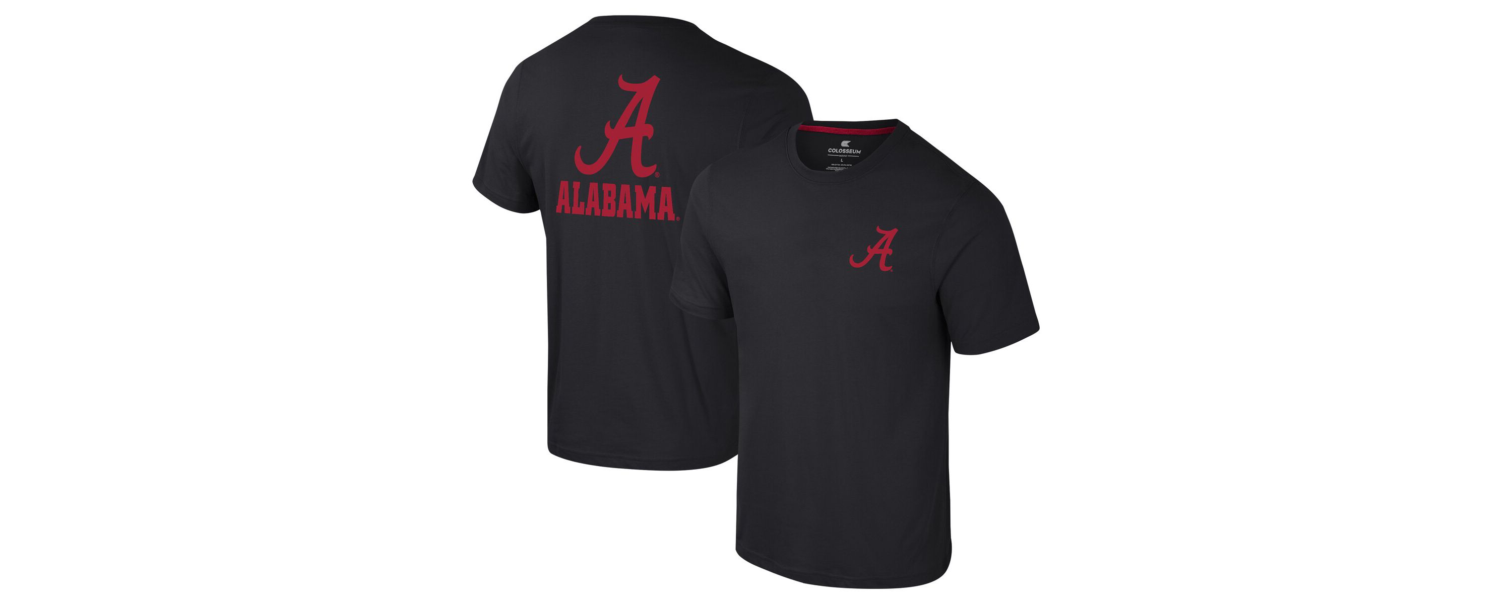 Alabama Crimson Tide NCAA Alabama Tide Logo Lockup 2-Hit Active Blend T-Shirt