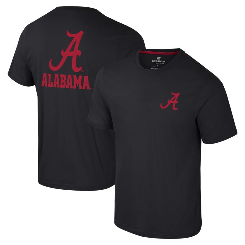 Alabama Crimson Tide NCAA Alabama Tide Logo Lockup 2-Hit Active Blend T-Shirt