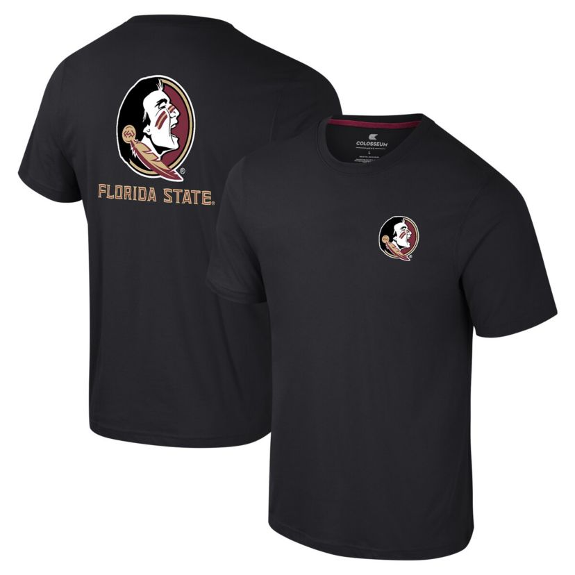 NCAA Florida State Seminoles Logo Lockup 2-Hit Active Blend T-Shirt
