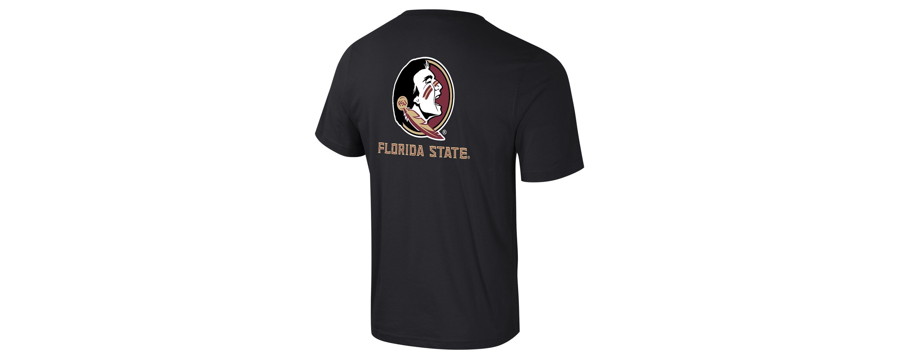 NCAA Florida State Seminoles Logo Lockup 2-Hit Active Blend T-Shirt