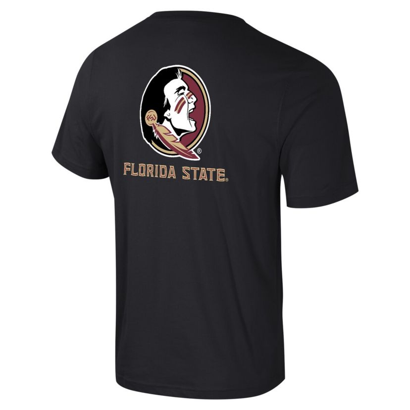 NCAA Florida State Seminoles Logo Lockup 2-Hit Active Blend T-Shirt