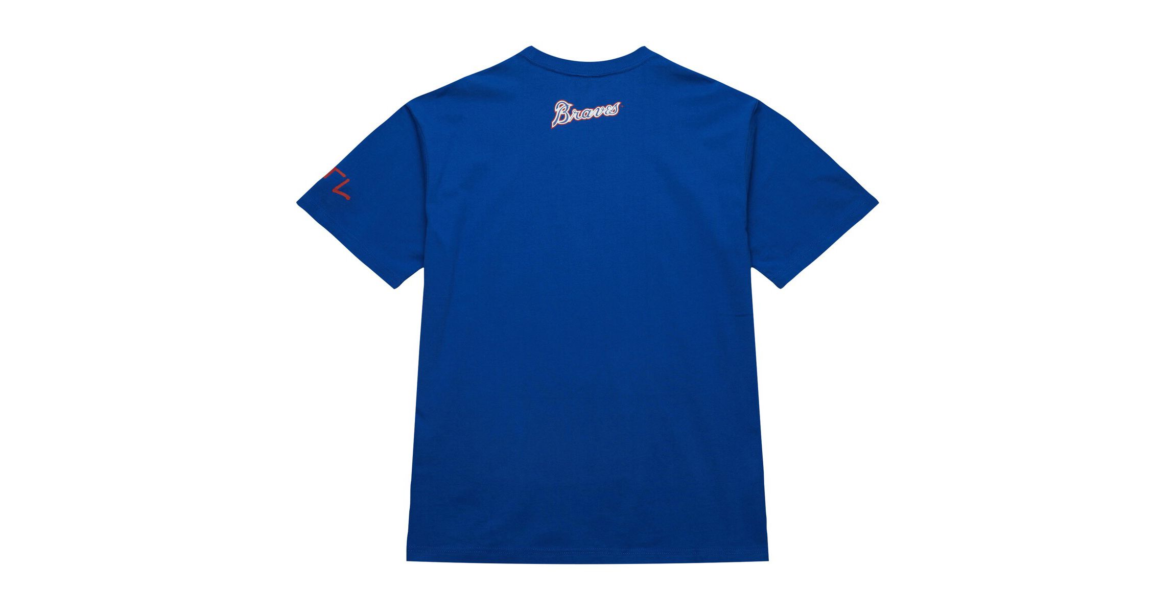 MLB Hank Aaron Atlanta Braves Cooperstown Collection Heavyweight Premium Player Vintage Logo T-Shirt