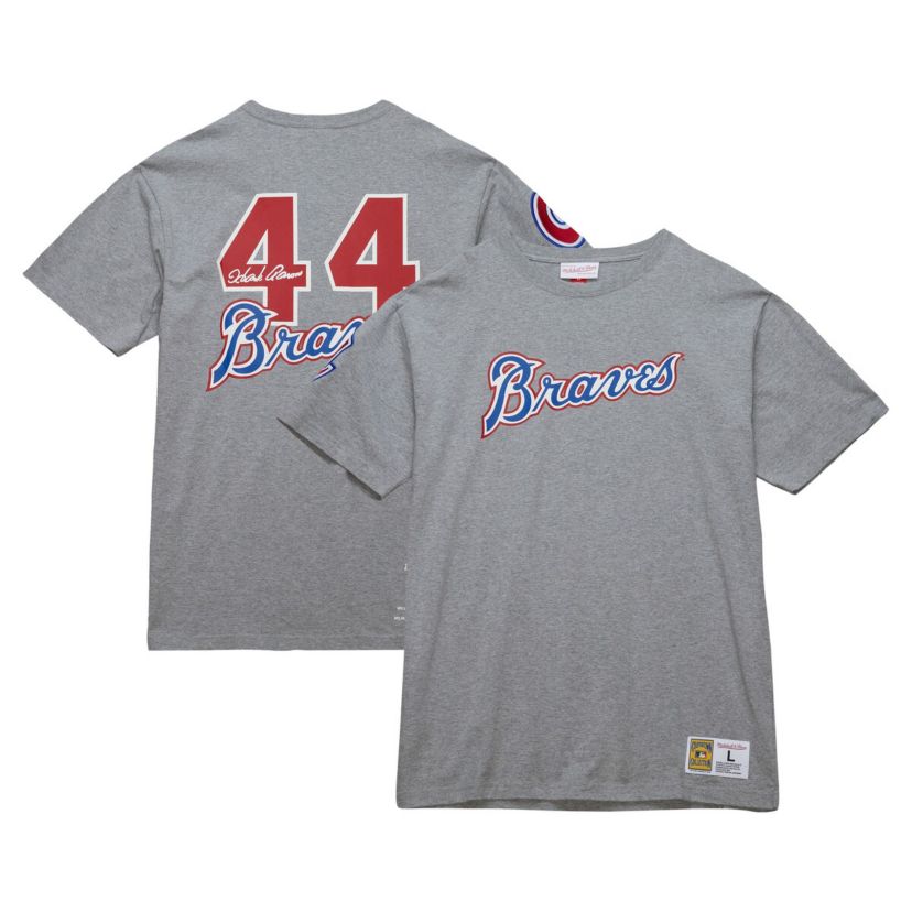 MLB Hank Aaron Atlanta Braves Cooperstown Collection Legends T-Shirt