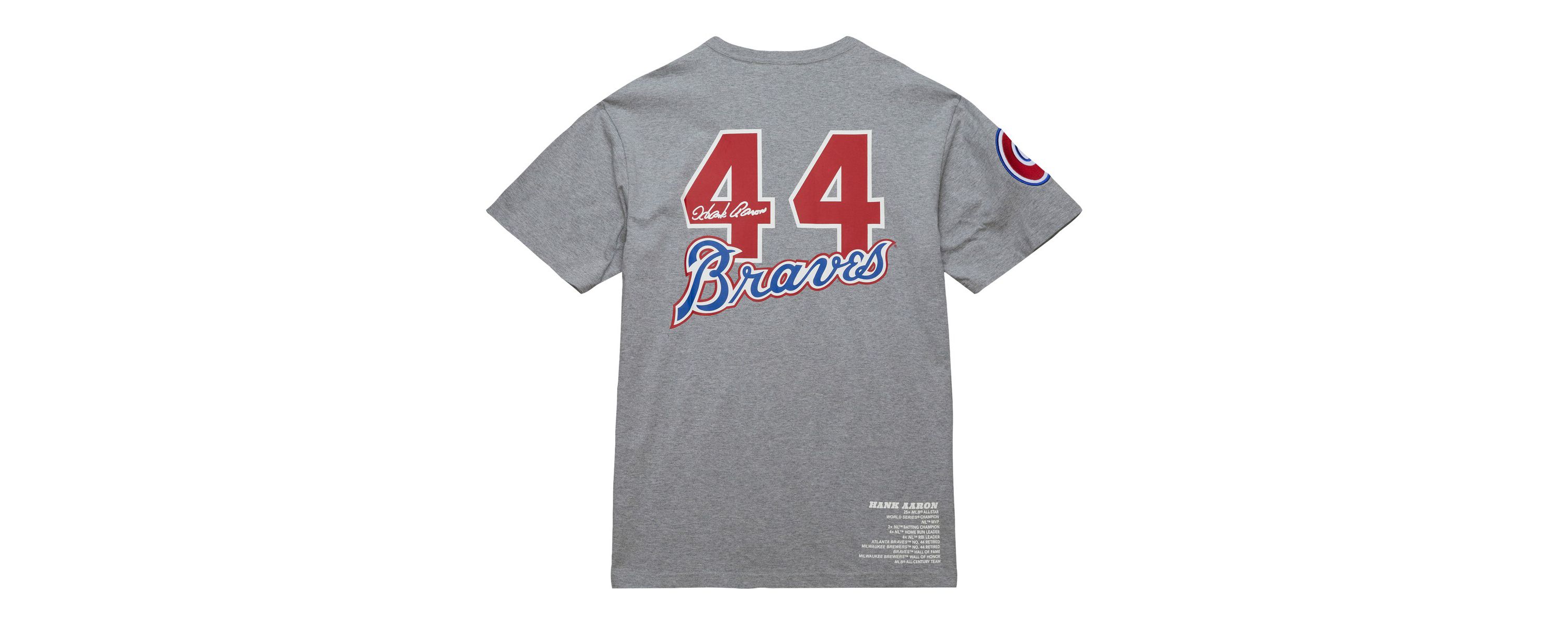 MLB Hank Aaron Atlanta Braves Cooperstown Collection Legends T-Shirt
