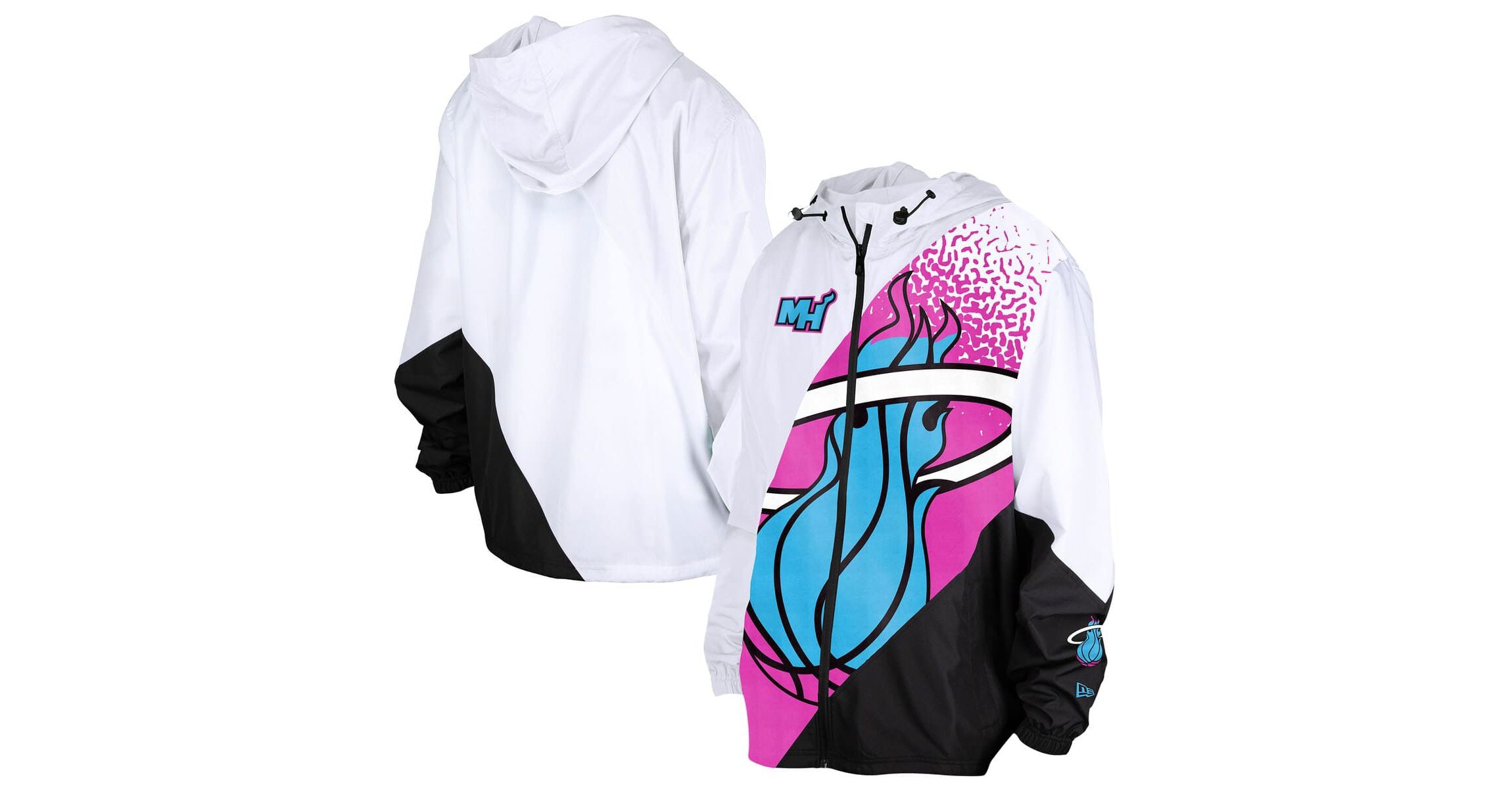 ウェア wind and sea NBA miami HEAT MIAMI XL New Era NBA Miami Heat 2024/25 City Edition Full-Zip Windbreaker
